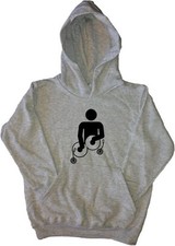 Mixing Decks DJ Kids Hoodie